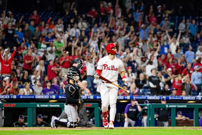Harper is having the best second half of his career in all three slash categories and one of the best ever.